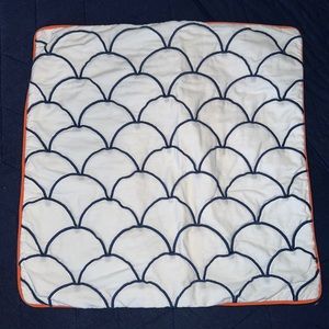 Pottery Barn Scallop Embroidered Pillow Cover